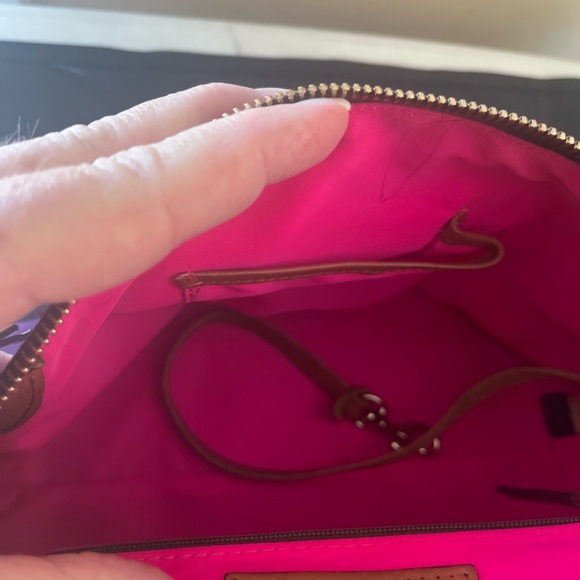 DOONEY AND BOURKE handbag with card wallet purple - Picture 7 of 15